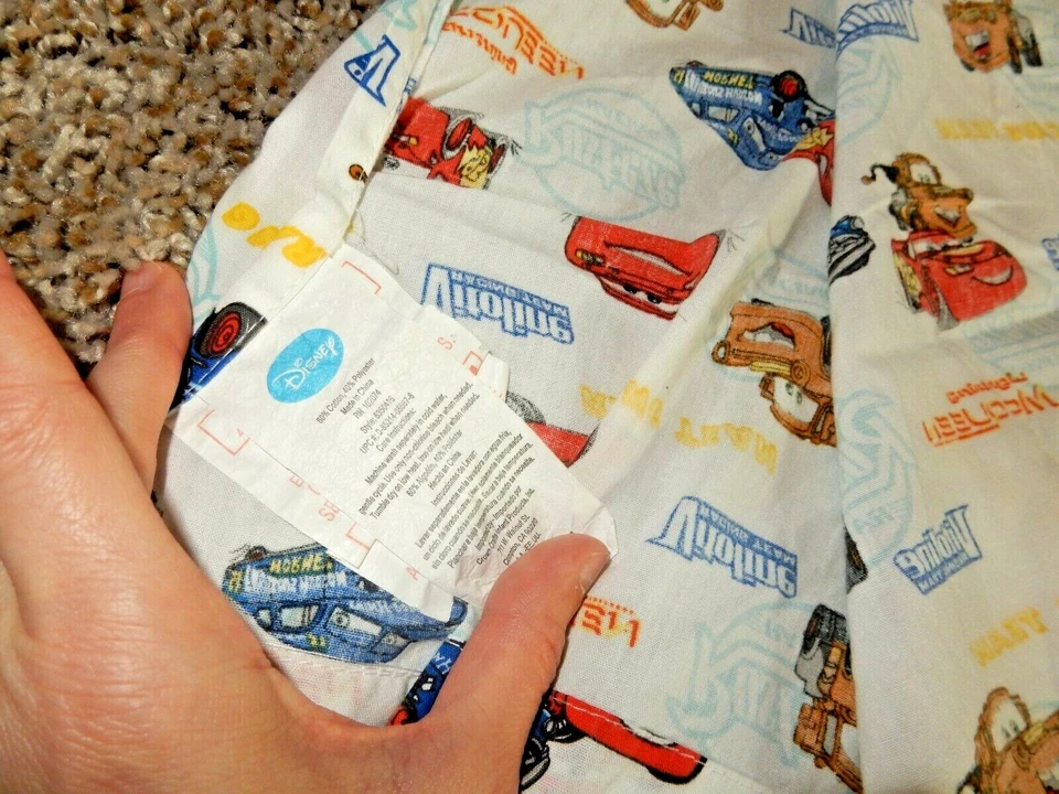 5G Disney Pixar автомобили молнии McQueen Mater ребенка ясельного возраста кровать плоский/верх простыня (ткань) - Изображение 4 из 4