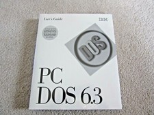 Vintage IBM PC DOS 6.3 User's Guide New Sealed