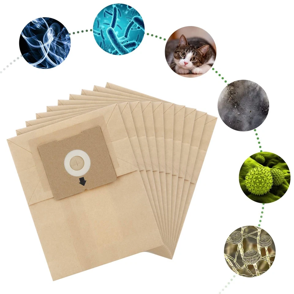 Cabiclean 10 PCS Dust Bags with Bissell Zing 4122 2154A Canister Vacuum, to P... - Image 4 of 4