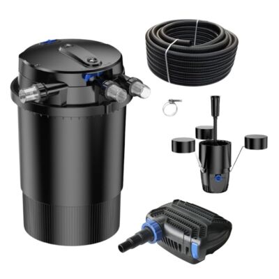 Teichfilter Set CPU 30000 Druckfilter 70W Eco Teichpumpe bis 60000l AquaOne 50