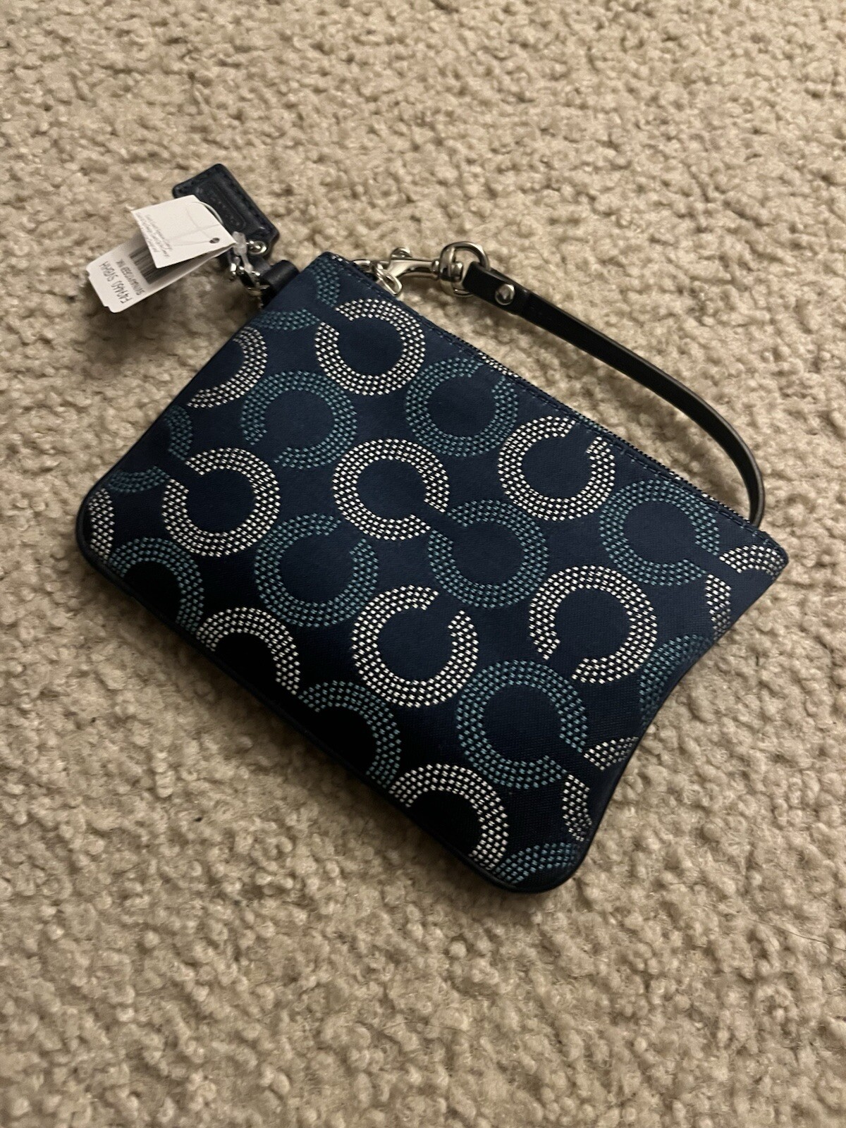 Coach Handbag Clutch Dot Blue Mini New Woman’s-image