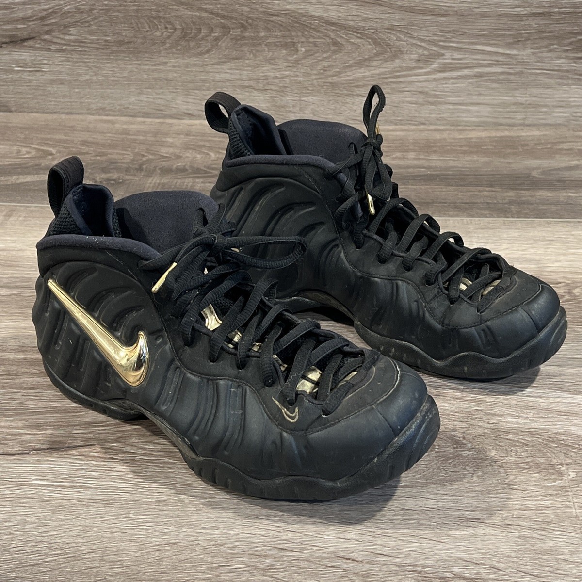 ナイキ エアフォームポジットプロ ブラック/メタリックゴールド　美品 Nike Air Foamposite Pro 