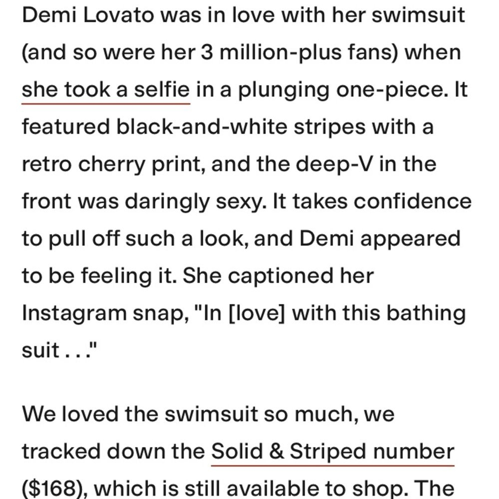 SOLID & STRIPED Cherry Print One-Piece Swimsuit V… - image 4