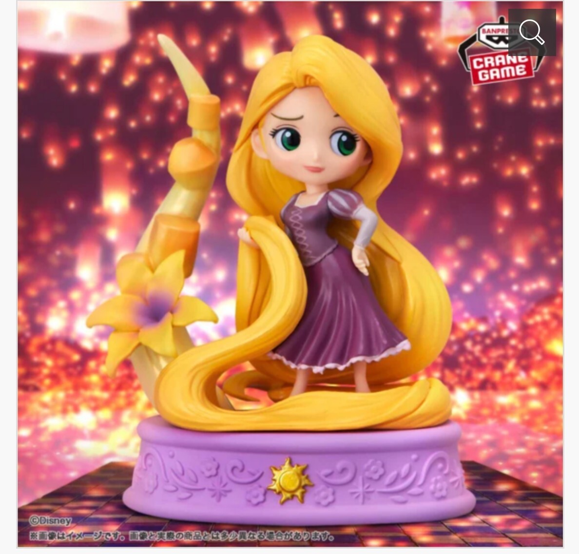 Q posket stories Disney Characters -Rapunzel-New JAPAN 8cm | eBay