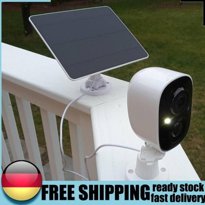 Security Camera Solar Panel 360°Adjustable Mounting for Small Home Light System