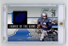 2006 Leaf Certified Fabric Of The Game Yale Lary Game Used Jersey /50 Lions HOF
