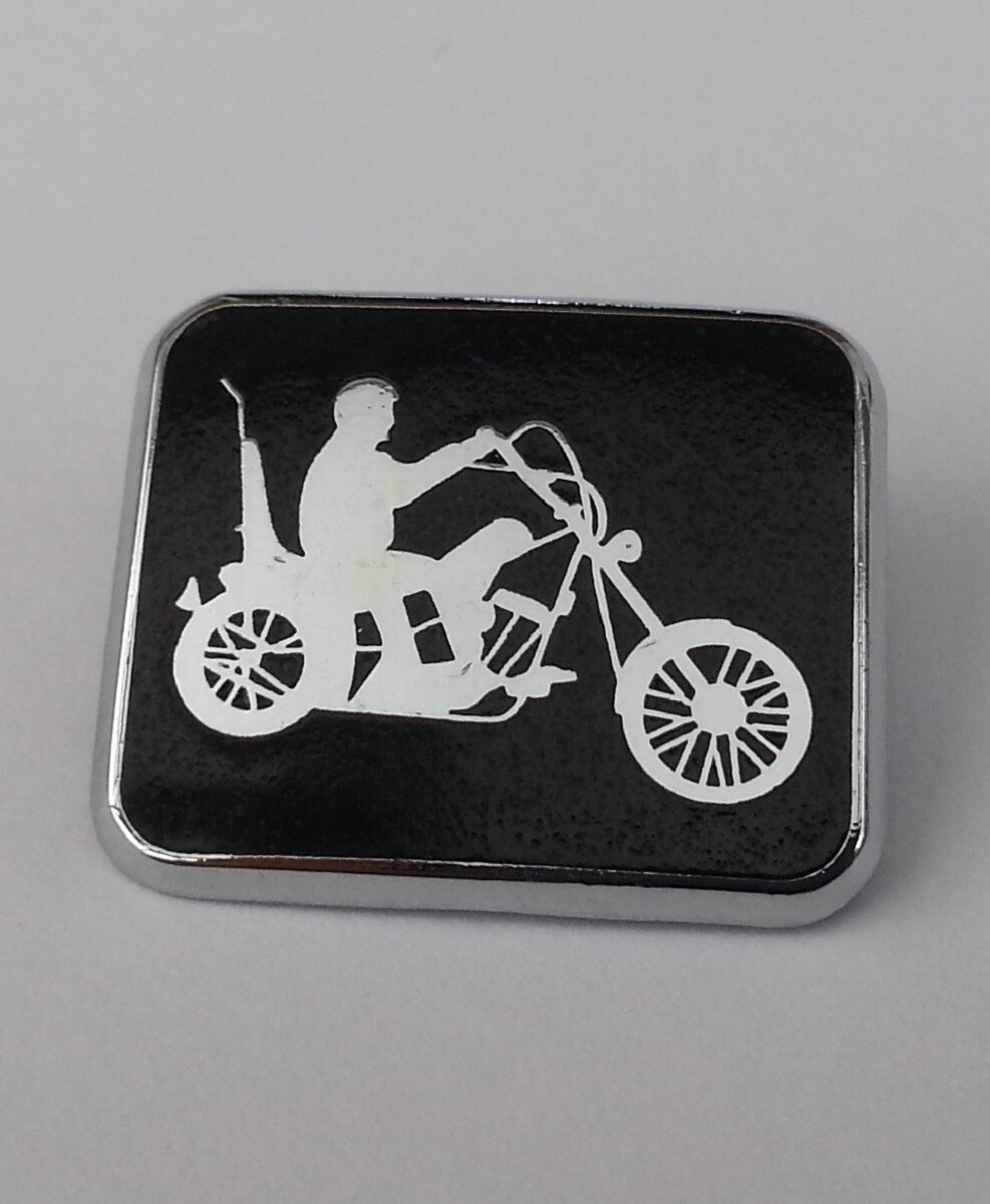 CHOPPER ENAMEL LAPEL PIN BADGE CAP BADGE