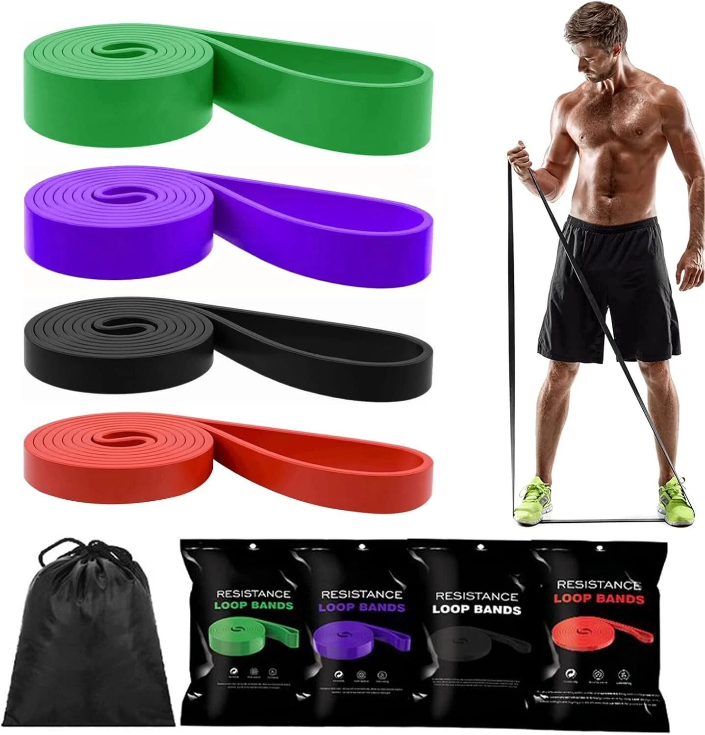 Tigayhc Pull Up Resistance Bands Resistance Bands Assisted Pull Up Band Heavy Du
Opens in a new wind