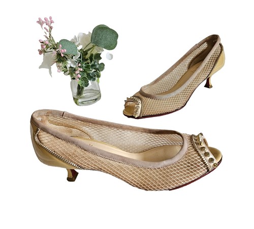 NIB Christian Louboutin Pigalle 100 Patent Leather Pump Heel Shoe