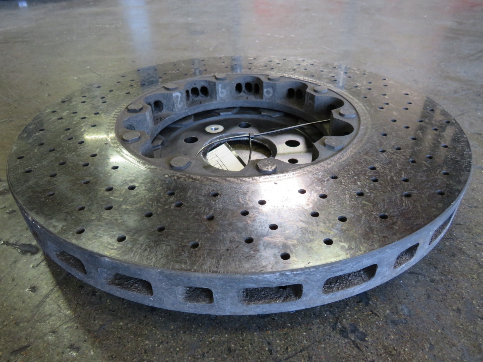 Ferrari Portofino, Front CCM Brake Rotor, Used, P/N 336085