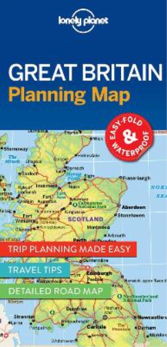 Lonely Planet Great Britain Planning Map (Map) Map