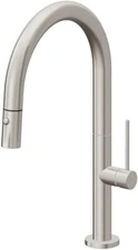 California Faucets K50-102-ST-USS Pull-Down Kitchen Faucet ULTRA STAINLESS STEEL