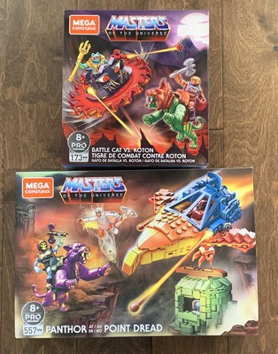 Masters Of The Universe Battle Cat vs Roton & Panthor Mega Construx Sealed!