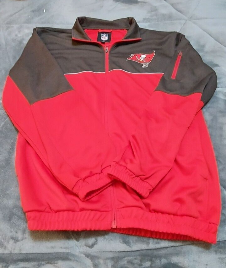 Tampa Bay Buccaneers Jacket Full Zip Up Mens L NFL Authentic | eBay
