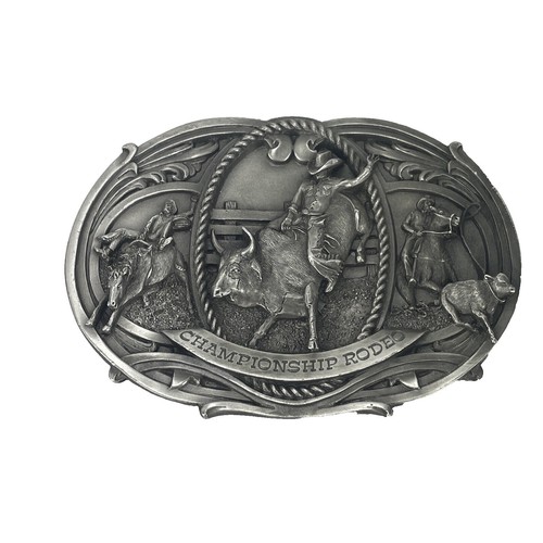 Vintage 1976 Bergamot Horse Belt Buckle. Horse Prancing 