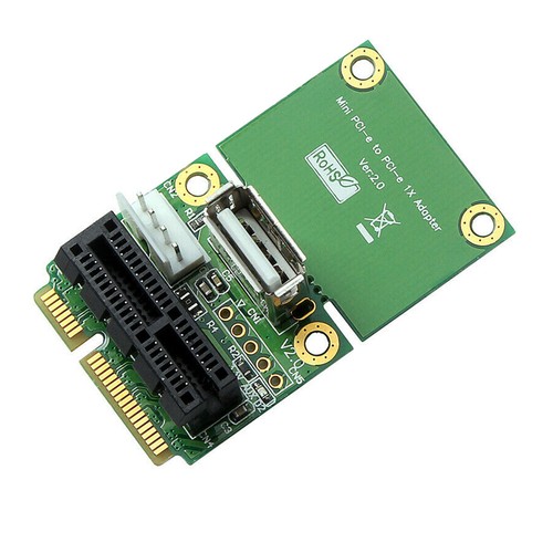 Mini Pci E To Pci E 1x Adapter Half Full Size For Pci E To Mini Pcie Test Card Ebay