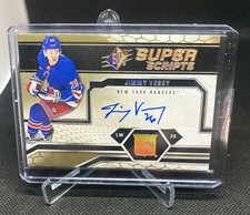 2018/19 UD SPX HOCKEY SUPER SCRIPTS JIMMY VESEY AUTOGRAPH AUTO #SS-VE