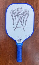 ANGEL - ACME pickleball paddle - blue bumper and blue grip. Auction low start.