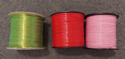Rexlace Plastic Lacing~100 Yds, 3/32  ~ Set of 3 