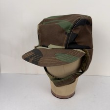 Vtg Outdoor Design USA Made Goretex Duck Camo Hat W Ear Flap Sz Med. Thinsulate