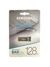 NEW Samsung BAR Plus 3.1 USB Flash Drive 128GB Titan Grey - Water  Shock Proof