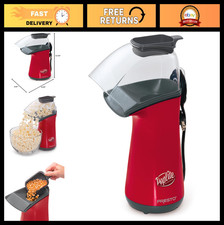 Hot Air Popcorn Popper with Measuring Cup, Melts Butter, Easy Clean, 18 Cups, Re