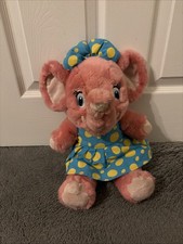 Haven Holiday Park Vintage Anxious Soft Plush With Blue & Yellow Polkadot Dress