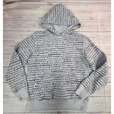 Champion Kids Gray Graphic Hoodie Pullover Medium