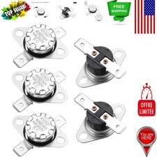 5-Peak Bakelite Snap Disc Switch - 10A Normally Closed at 5°C for Appliances