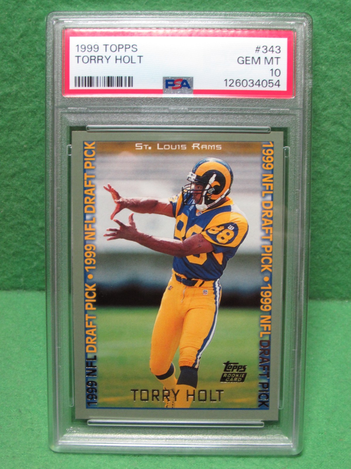 Torry Holt Topps #343 Base