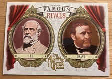 2022 Topps Allen and Ginter Famous Rivals #FR7 Robert E. Lee Ulysses S. Grant