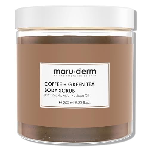 Gommage corporel café Maruderm exfoliant naturel anti peau sèche et rugueuse