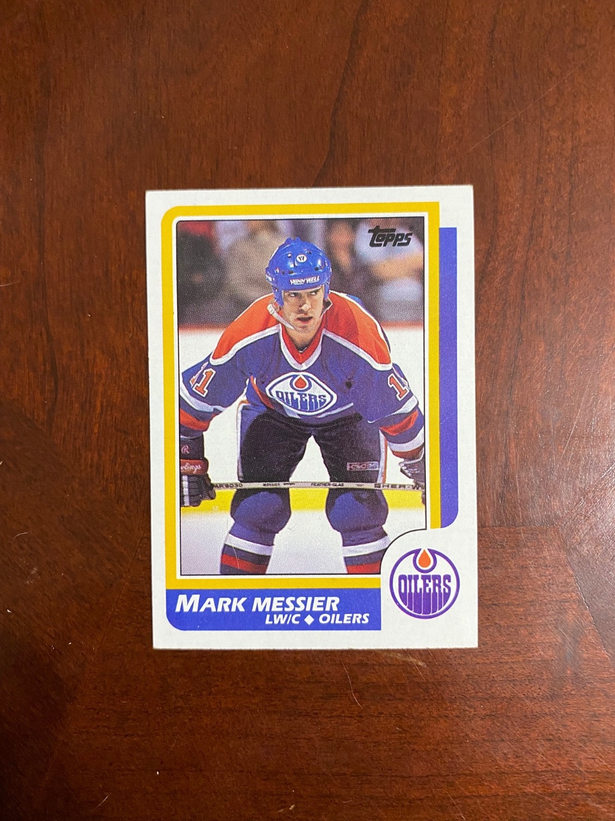 1986-87 Topps - Mark Messier #186 Edmonton Oilers HOF