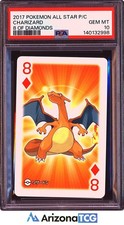 Pokemon 2017 Charizard 8 Of Diamonds All Star Playing Card Japanese PSA 10