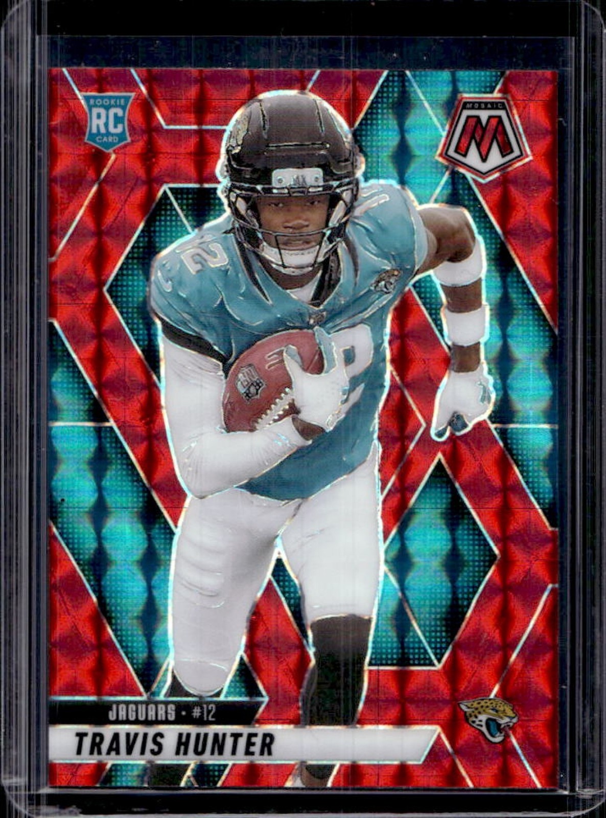 2025 Mosaic Travis Hunter Rookies RC Red Prizm #301 Jaguars