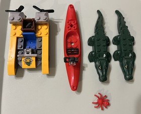 LEGO City 60160 Jungle Mobile Lab Plus 60157 Jungle Starter Kit Both Complete 