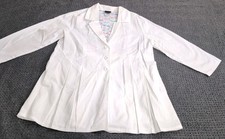 Baby Phat White Lab Coat Lined Y2K Size Large Women's