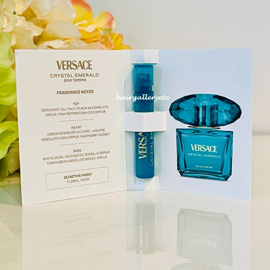 Versace Crystal Emerald Pour Femme EDP Sample Perfume Spray NEW