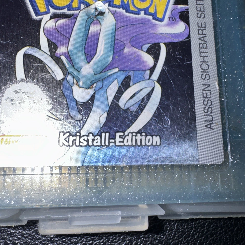 Pokémon Kristall Game Boy Original Sauber Nintendo Pokemon PAL - Bild 2 von 4