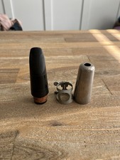 Vintage Noblet 2V Paris France Clarinet Mouthpiece With Ligature  Cap FREE SHIP