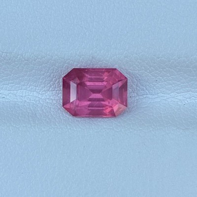 Natural Unheated Mahengy Pink Spinel 1.77 ct Emerald Cut Loose Gemstone