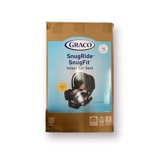 Graco SnugRide SnugFit Infant Car Seat w/ Anti Rebound Bar Extra Safety Gotham