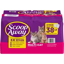 Clumping Multi Cat Litter 7 Day Odor Control Super Absorbent Meadow Fresh 38 lb