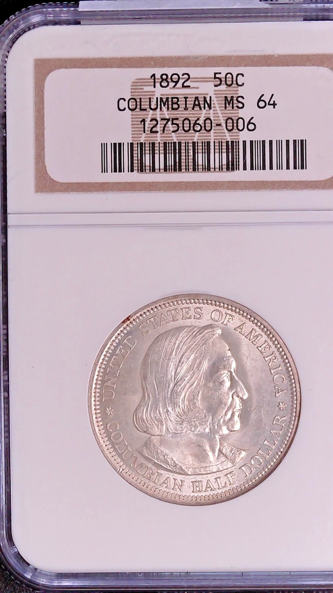 MS 64 Graded 1892 Year US Commemorative Coins for sale | eBay
