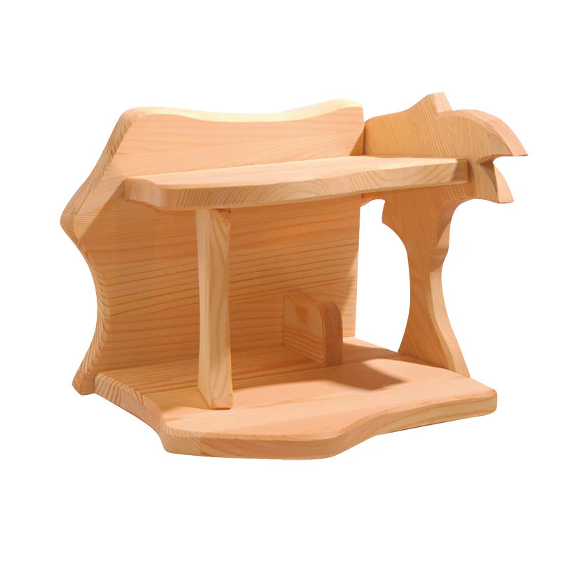 Ostheimer Krippenstall klein, Fichtenholz, handgefertigt, ab 3 Jahren