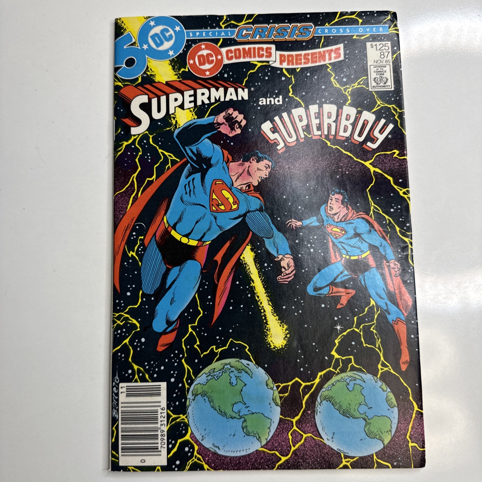 DC Comics Presents #87 | FN | 1st Superboy Prime Crisis Crossover Superman 1985