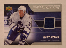2006-07 Upper Deck - Game Jerseys #J-SM Matt Stajan MEM Maple Leafs