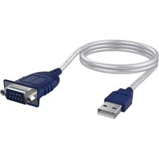 USB 2.0 to Serial 9 Pin DB 9 RS 232 Converter Cable, Prolific Chipset, HEXNUT...