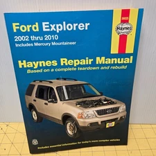 Haynes Repair Manual 36025 Ford Explorer Mercury Mountaineer 2002-2010