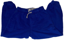 WOW Boys Size 4T GYMBOREE Blue Knit Sweatpants Pants w/Pockets Drawstring